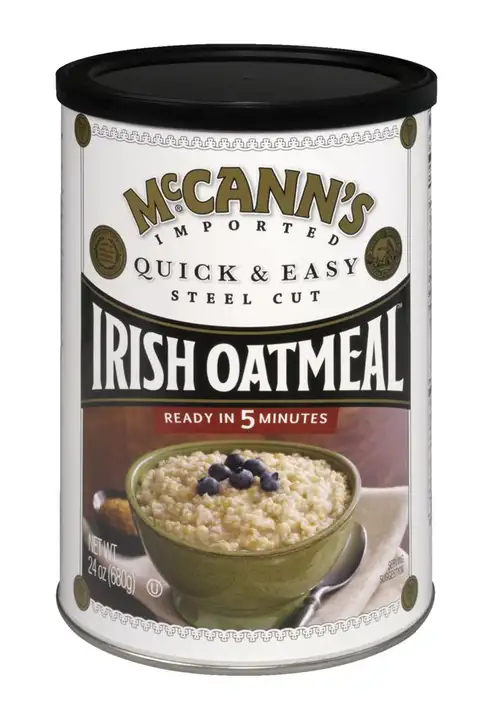 Order McCanns Oatmeal, Irish, Steel Cut, Quick & Easy - 24 Ounces food online from Novato Harvest Market store, Novato on bringmethat.com