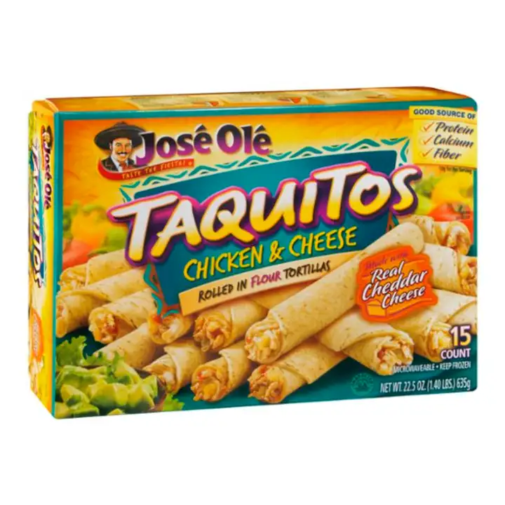 Order Jose Ole Taquitos, Large, Chicken & Cheese - 22.5 Ounces food online from Fligner Market store, Lorain on bringmethat.com