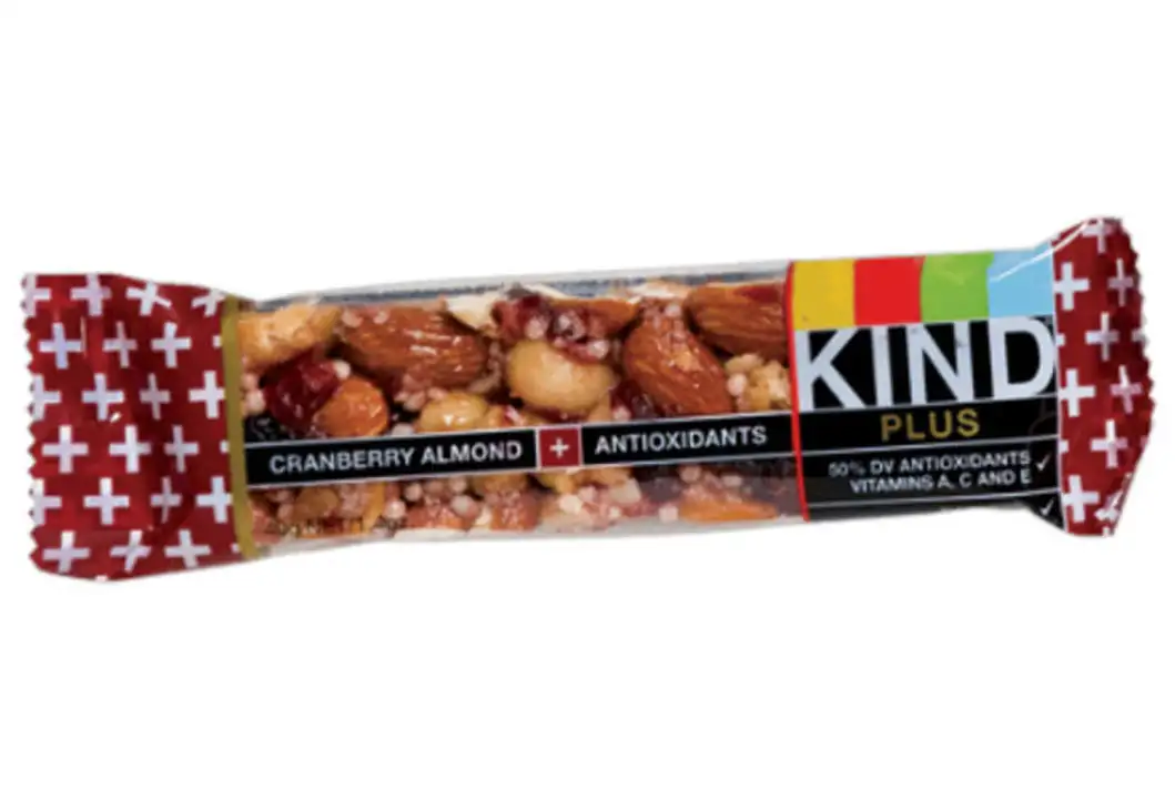 Order Kind Plus Bar, Cranberry Almond + Antioxidants, with Macadamia Nuts - 1.4 Ounces food online from Holiday farms store, Roslyn Heights on bringmethat.com