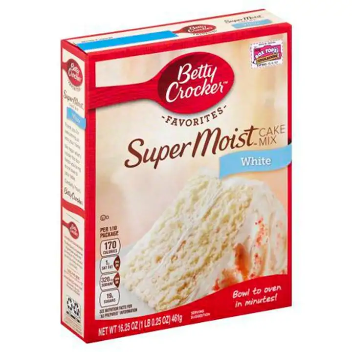 Order Betty Crocker Favorites Super Moist Cake Mix, White - 16.25 Ounces food online from Novato Harvest Market store, Novato on bringmethat.com