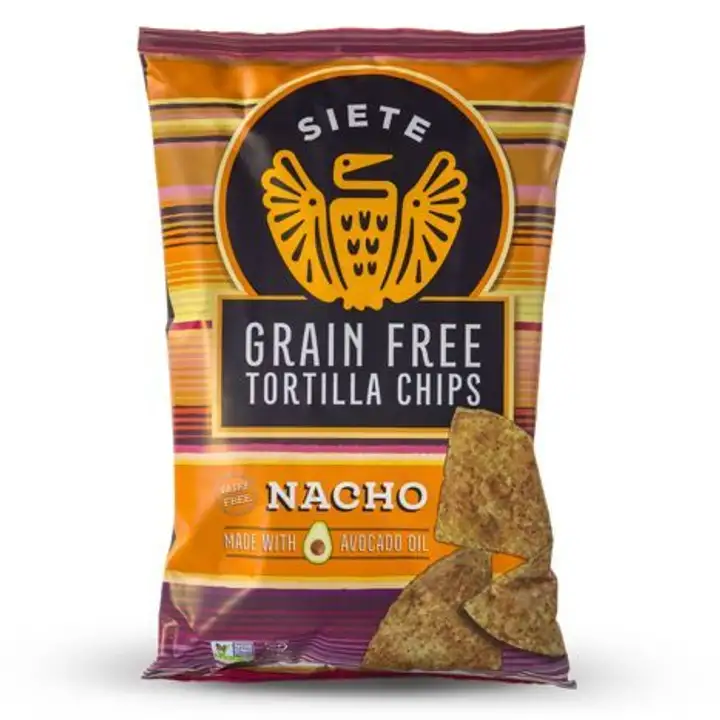 Order Siete Tortilla Chips, Nacho - 5 Ounces food online from Whole Foods Co-Op Denfeld store, Duluth on bringmethat.com