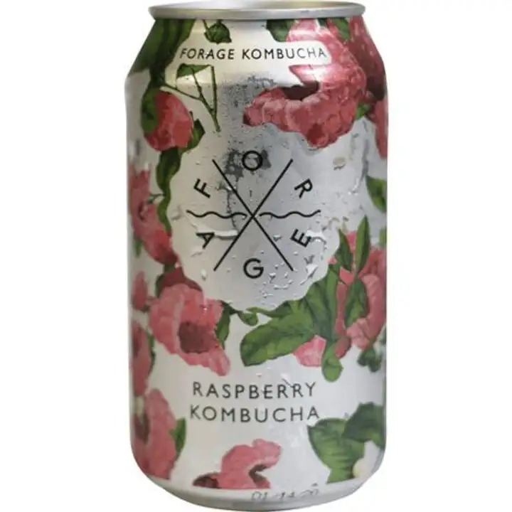 Order Forage Kombucha Raspberry - 12 Ounces food online from Whole Foods Co-Op Denfeld store, Duluth on bringmethat.com