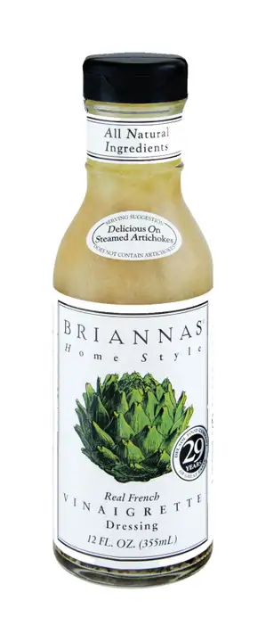 Order Briannas Dressing, Home Style, Real French Vinaigrette - 12 Ounces food online from Holiday farms store, Roslyn Heights on bringmethat.com