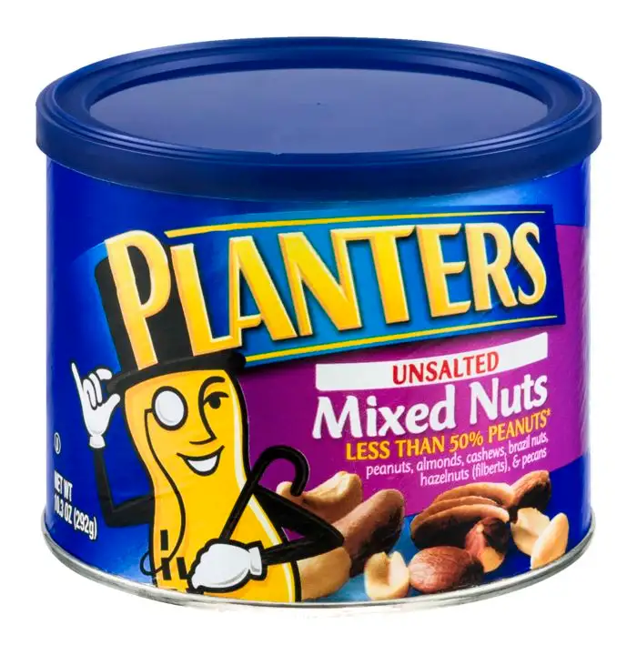 Order Planters Mixed Nuts, Unsalted - 10.3 Ounces food online from Holiday farms store, Roslyn Heights on bringmethat.com