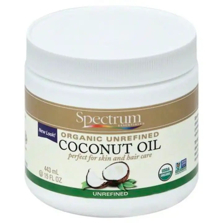 Order Spectrum Essentials Coconut Oil, Organic, Unrefined - 15 Ounces food online from Whole Foods Co-Op Denfeld store, Duluth on bringmethat.com