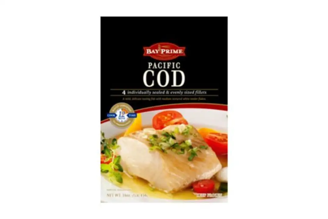 Order Bay Prime Seafood Co. Frozen Pacific Cod food online from Fligner Market store, Lorain on bringmethat.com