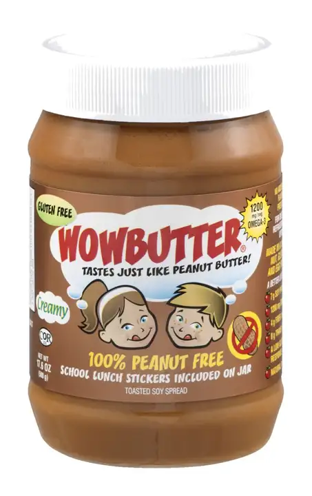 Order Wowbutter Soy Butter, Toasted, Creamy - 17.6 Ounces food online from Novato Harvest Market store, Novato on bringmethat.com