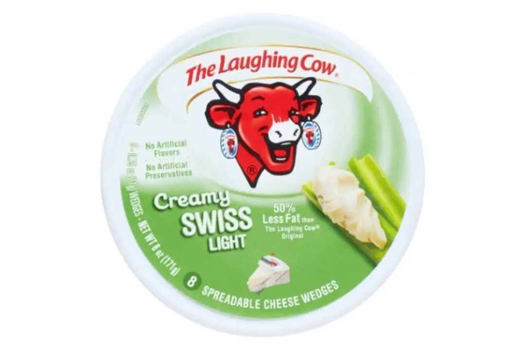 Order The Laughing Cow Spreadable Cheese Wedges, Creamy Swiss, Light - 6 Ounces food online from Holiday farms store, Roslyn Heights on bringmethat.com