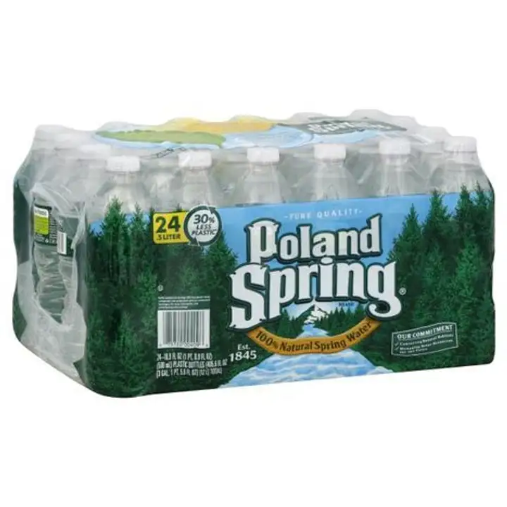 Order Poland Spring Water, 100% Natural Spring - 24 Pack food online from Meats Supreme store, Brooklyn on bringmethat.com