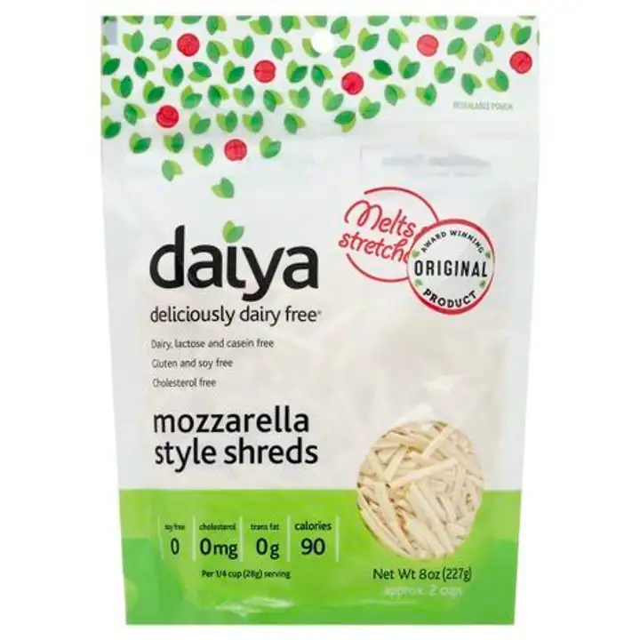 Order Daiya Shreds, Mozzarella Style - 8 Ounces food online from Novato Harvest Market store, Novato on bringmethat.com