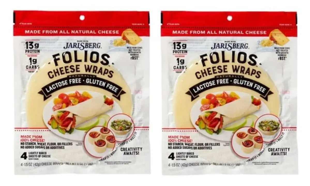 Order Folios All Natural Jarlsberg Cheese Wraps - 6 Ounces food online from Holiday farms store, Roslyn Heights on bringmethat.com