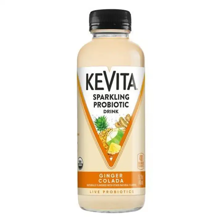 Order Kevita Probiotic Drink, Sparkling, Ginger Colada - 15.2 Ounces food online from Whole Foods Co-Op Denfeld store, Duluth on bringmethat.com