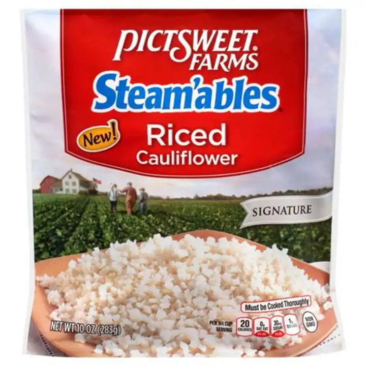 Order Pictsweet Steam'ables Riced, Cauliflower - 10 Ounces food online from Fligner Market store, Lorain on bringmethat.com