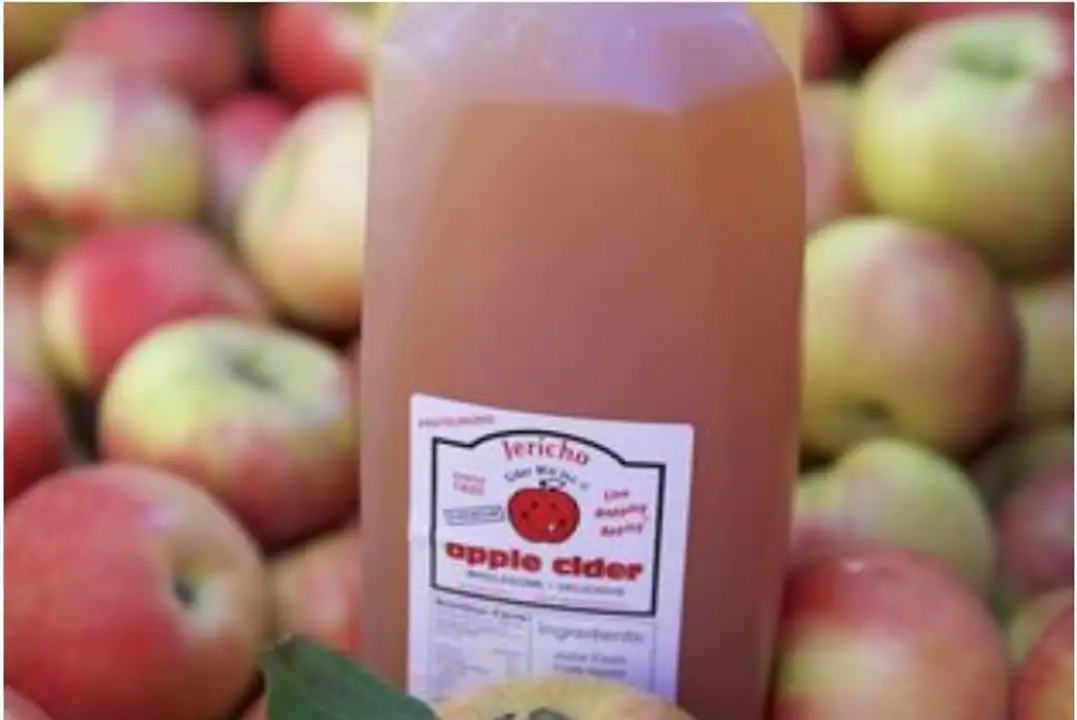Order Jericho Cider Mill Apple Cider - Half Galon food online from Holiday farms store, Roslyn Heights on bringmethat.com