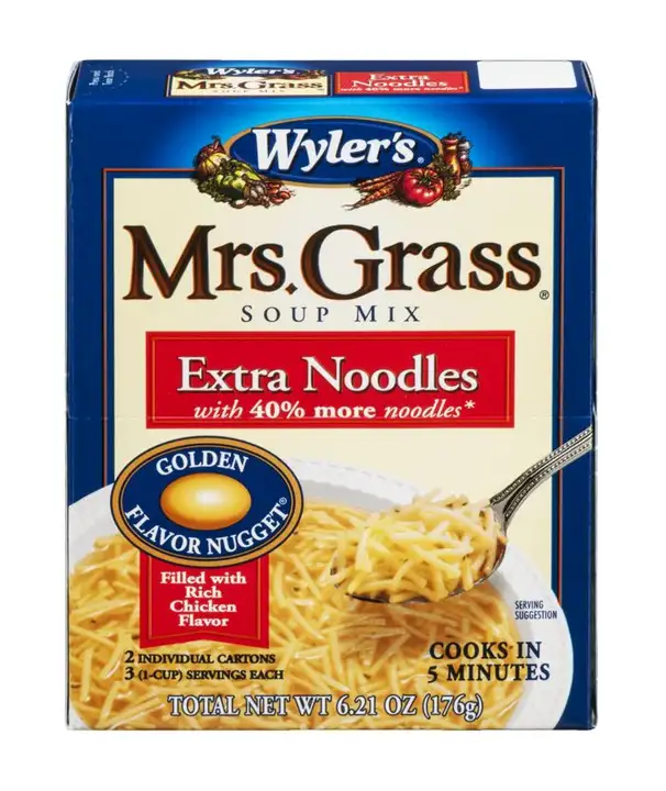 Order Mrs Grass Soup Mix, Extra Noodles - 6.21 Ounces food online from Fligner Market store, Lorain on bringmethat.com