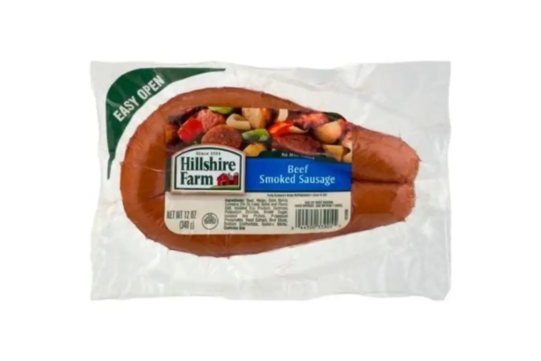 Order Hillshire Farm Beef Smoked Sausage - 12 Ounces food online from Fligner Market store, Lorain on bringmethat.com