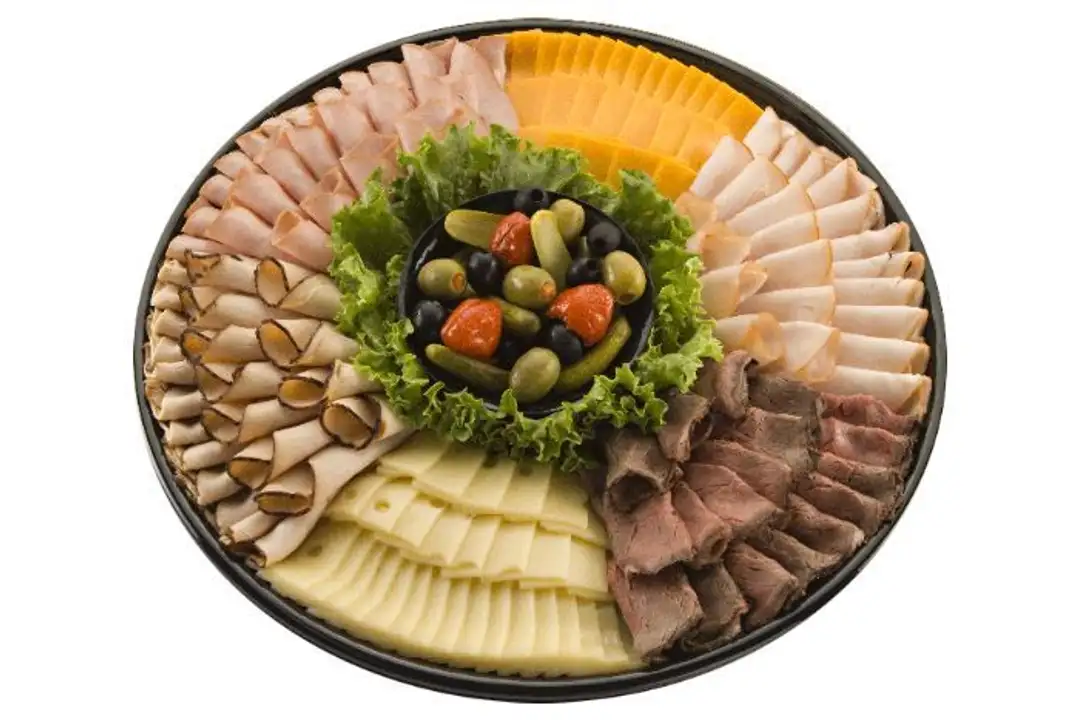 Order Catering: Deli Meat & Cheese Platter - Large - Serves 14 To 18 food online from Meats Supreme store, Brooklyn on bringmethat.com