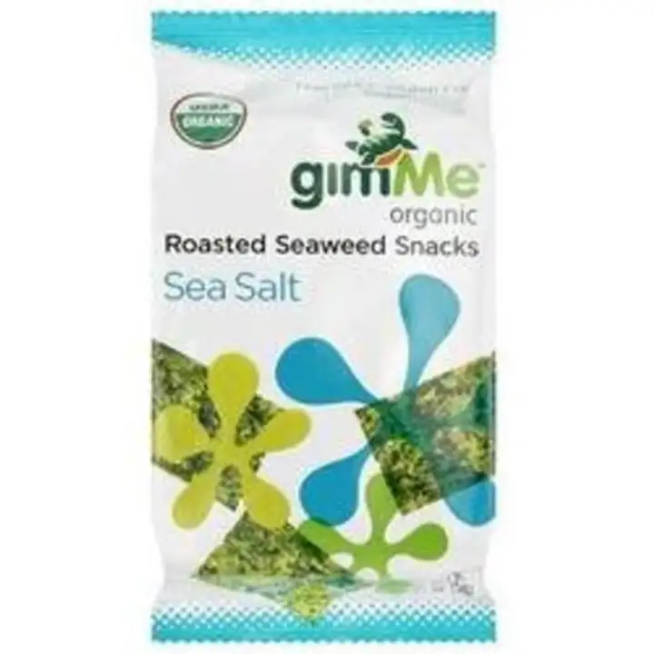 Order Gimme Organic Seaweed, Premium Roasted, Sea Salt - 6 Pack food online from Whole Foods Co-Op Denfeld store, Duluth on bringmethat.com