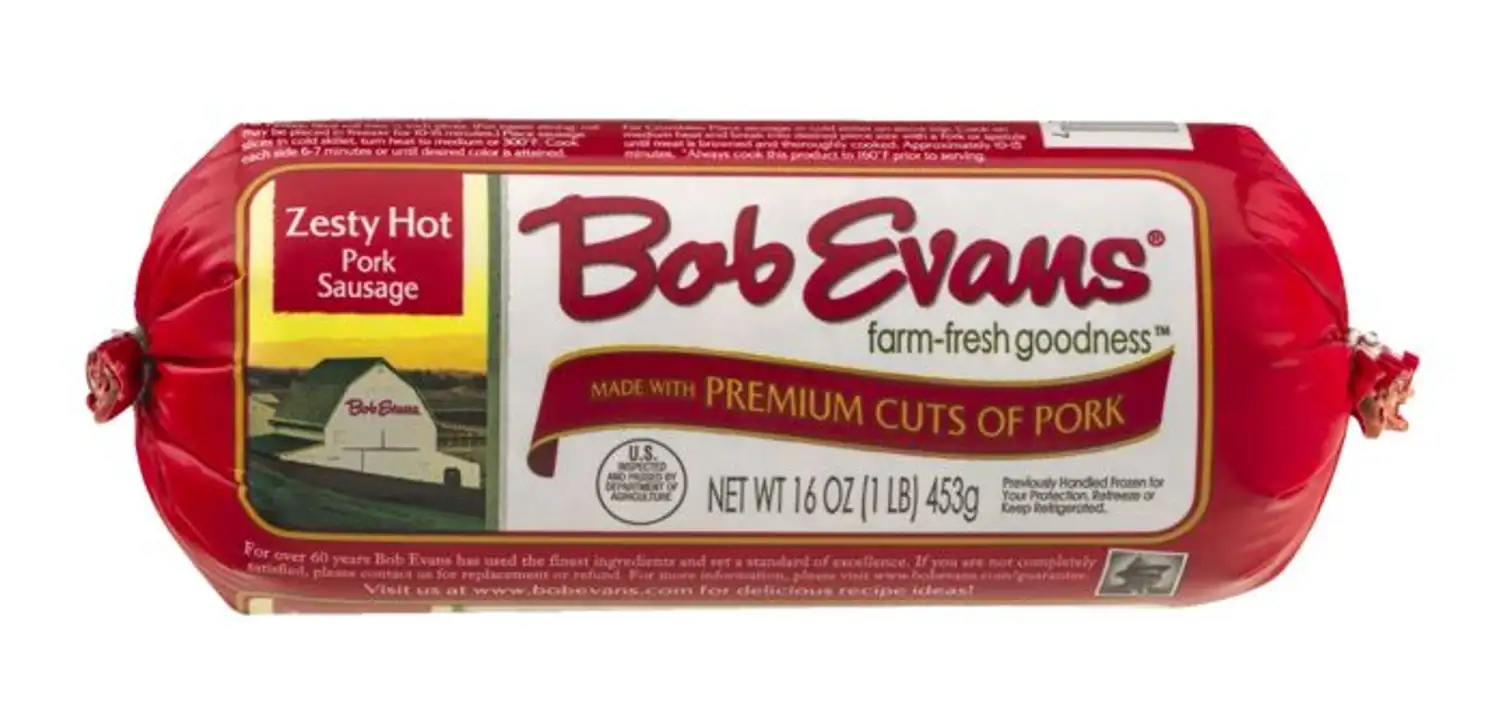 Order Bob Evans Sausage, Pork, Zesty Hot - 16 Ounces food online from Fligner Market store, Lorain on bringmethat.com