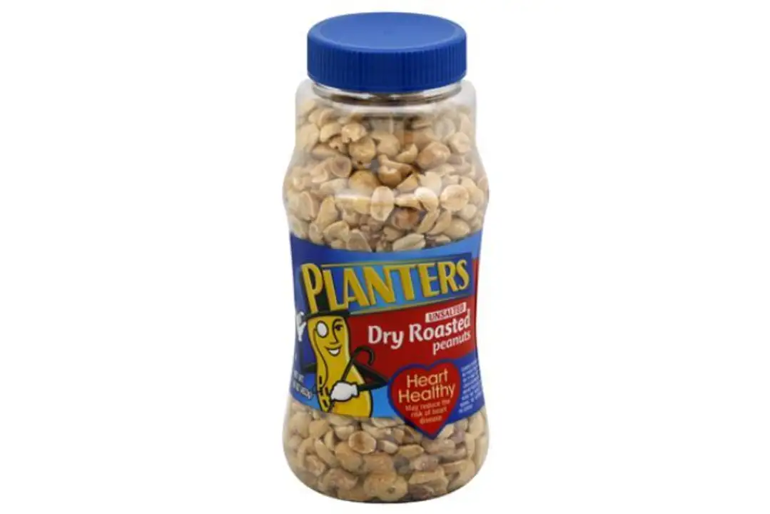 Order Planters Peanuts, Dry Roasted, Unsalted - 16 Ounces food online from Holiday farms store, Roslyn Heights on bringmethat.com