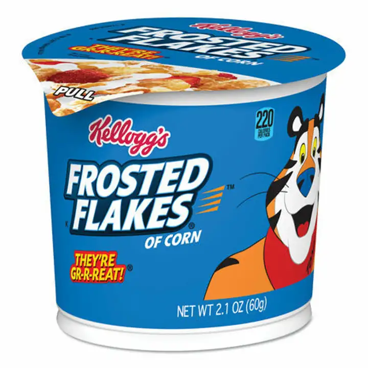 Order Frosted Flakes Single Serve Cup - 12 Ounces food online from Holiday farms store, Roslyn Heights on bringmethat.com