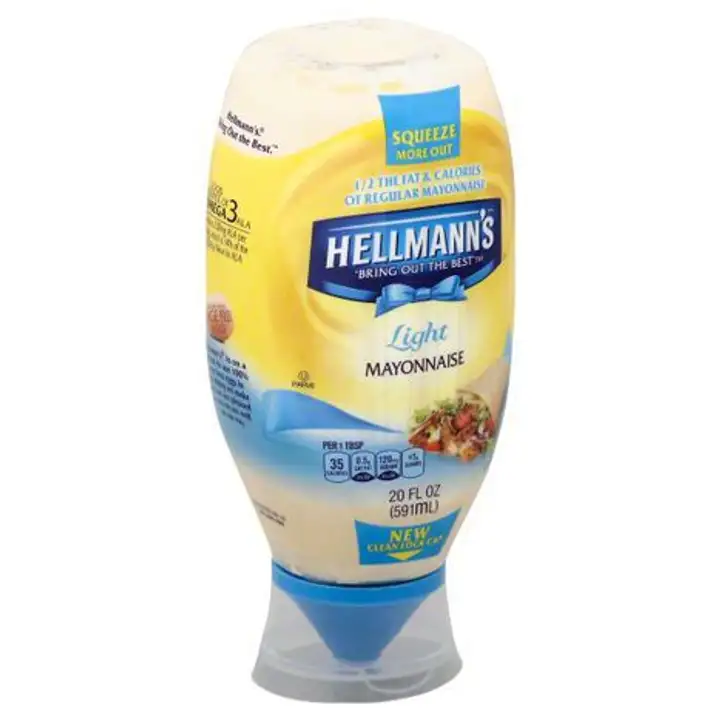 Order Hellmanns Mayonnaise, Light - 20 Ounces food online from Holiday farms store, Roslyn Heights on bringmethat.com