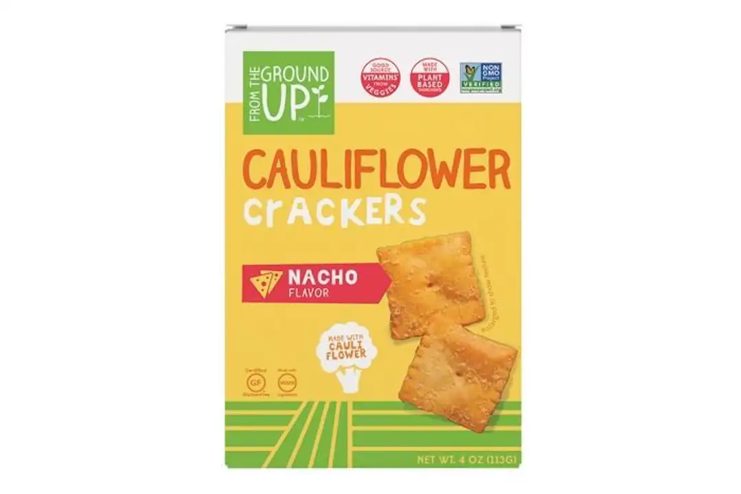 Order From the Ground Up Crackers, Cauliflower, Nacho Flavor - 4 Ounces food online from Whole Foods Co-Op Denfeld store, Duluth on bringmethat.com