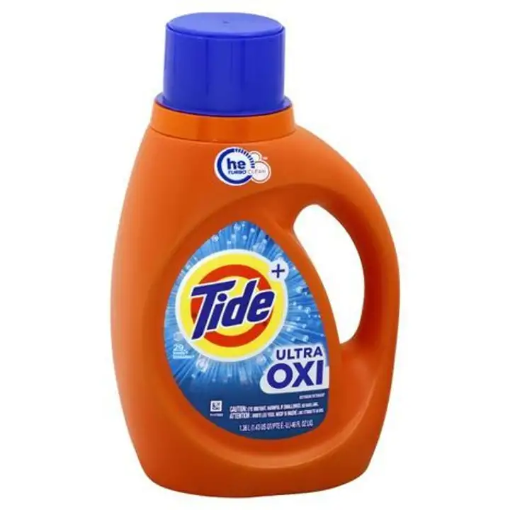 Order Tide Plus Detergent, HE Turbo Clean, Ultra Oxi - 46 Ounces food online from Fligner Market store, Lorain on bringmethat.com