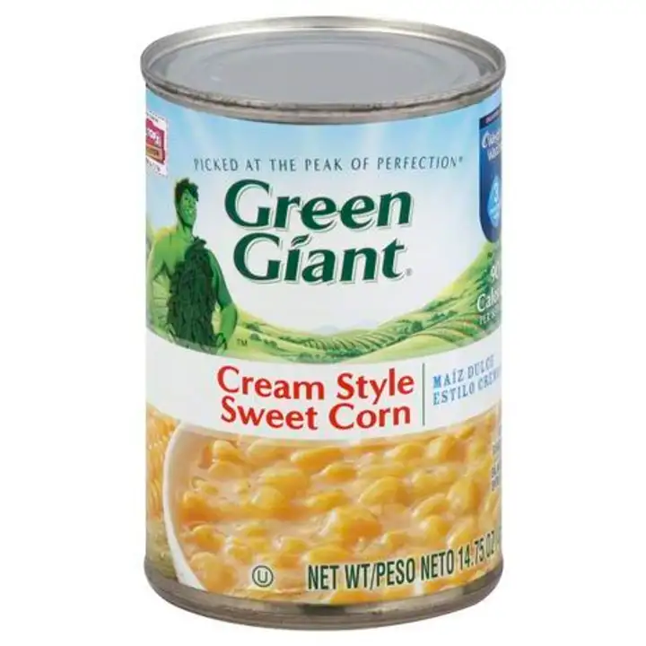 Order Green Giant Corn, Sweet, Cream Style - 15 Ounces food online from Holiday farms store, Roslyn Heights on bringmethat.com