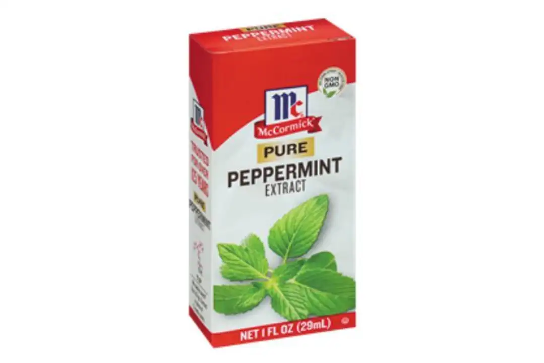 Order McCormick Peppermint Extract, Pure - 1 Ounce food online from Novato Harvest Market store, Novato on bringmethat.com