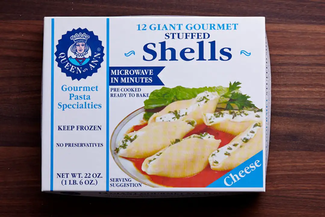 Order Queen Ann Giant Gourmet Stuffed Shells - 12 Count food online from Meats Supreme store, Brooklyn on bringmethat.com