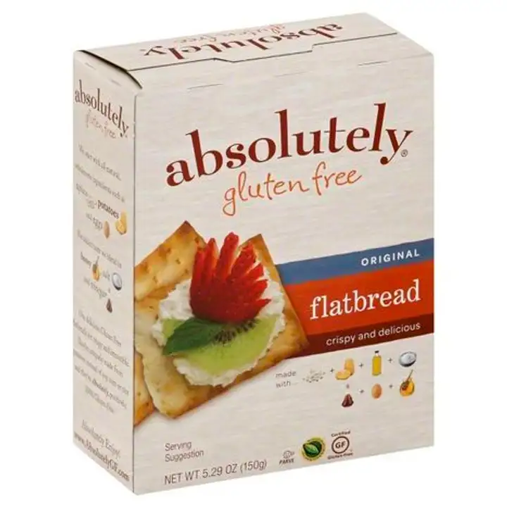 Order Absolutely Gluten Free Flatbread, Original - 5.3 Ounces food online from Holiday farms store, Roslyn Heights on bringmethat.com