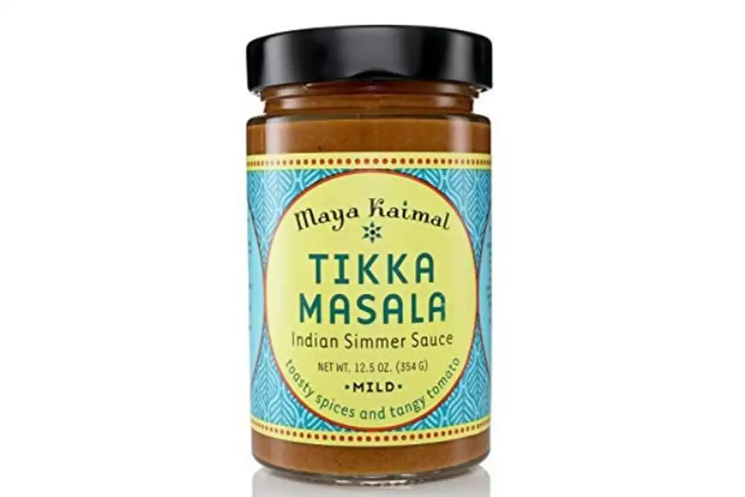 Order Maya Kaimal Indian Simmer Sauce, Tikka Masala, Mild - 12.5 Ounces food online from Whole Foods Co-Op Denfeld store, Duluth on bringmethat.com