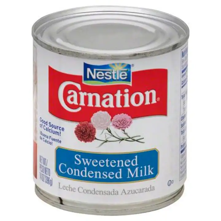 Order Carnation Milk, Sweetened Condensed - 14 Ounces food online from Holiday farms store, Roslyn Heights on bringmethat.com