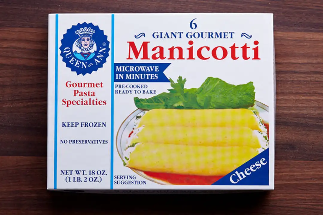 Order Queen Ann Giant Gourmet Manicotti - 6 Count food online from Meats Supreme store, Brooklyn on bringmethat.com