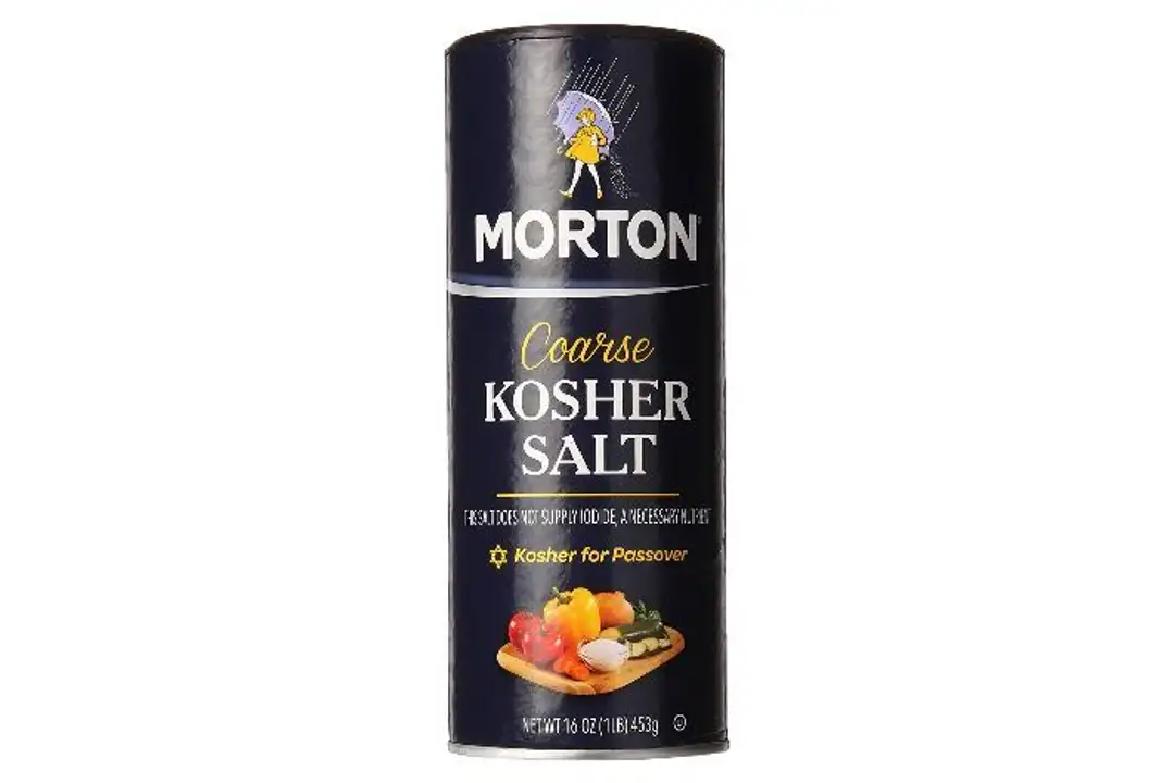 Order Morton Salt, Kosher, Coarse - 16 Ounces food online from Holiday farms store, Roslyn Heights on bringmethat.com