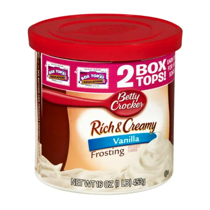 Order Betty Crocker Rich & Creamy Frosting, Vanilla - 16 Ounces food online from Holiday farms store, Roslyn Heights on bringmethat.com