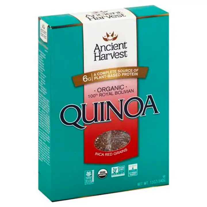 Order Ancient Harvest Quinoa, Organic, Inca Red Grains - 14.4 Ounces food online from Whole Foods Co-Op Denfeld store, Duluth on bringmethat.com