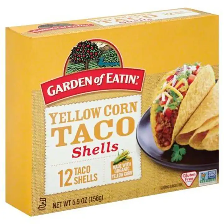 Order Garden of Eatin Taco Shells, Yellow Corn - 5.5 Ounces food online from Novato Harvest Market store, Novato on bringmethat.com