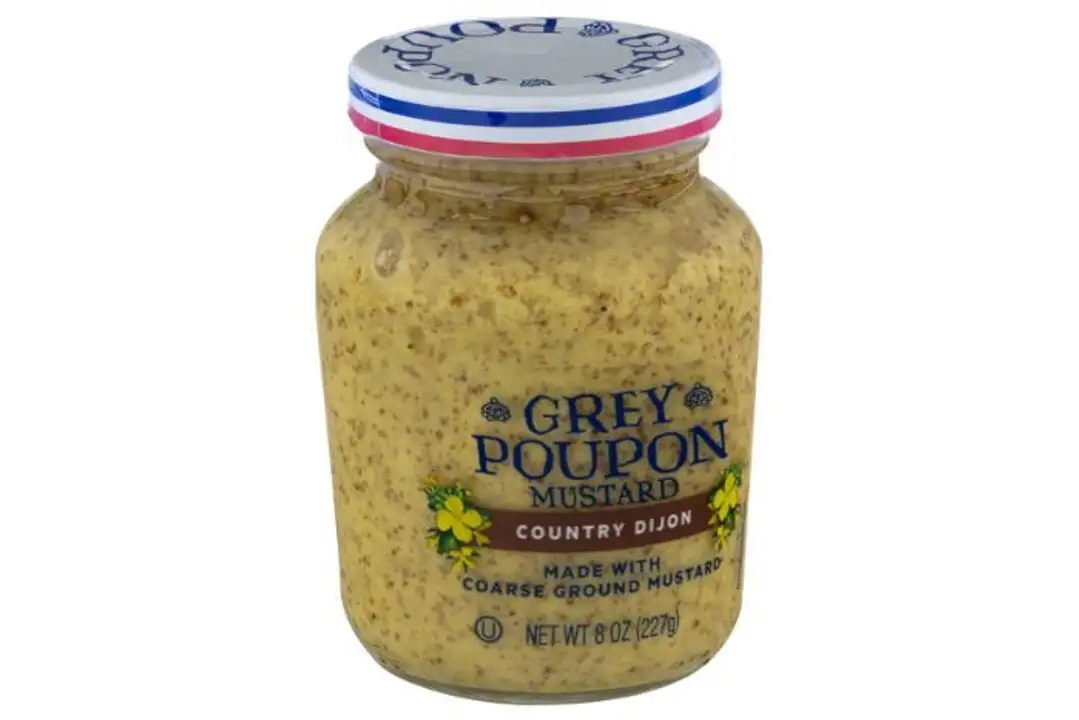 Order Grey Poupon Mustard, Country Dijon - 8 Ounces food online from Holiday farms store, Roslyn Heights on bringmethat.com
