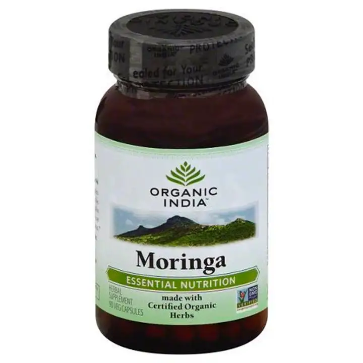 Order Organic India Moringa, Organic, Veg Caps -  90 Vcp food online from Whole Foods Co-Op Denfeld store, Duluth on bringmethat.com