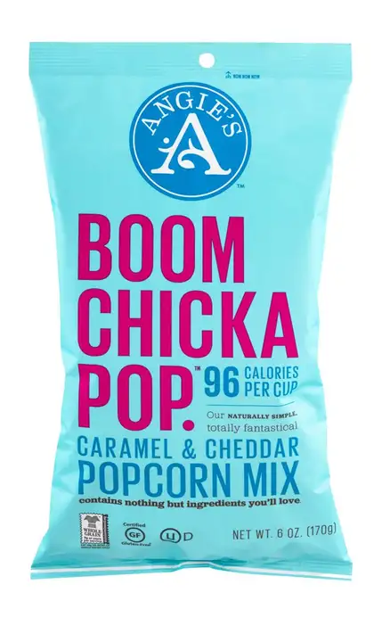 Order BoomChickaPop Popcorn Mix, Caramel & Cheddar - 6 Ounces food online from Novato Harvest Market store, Novato on bringmethat.com