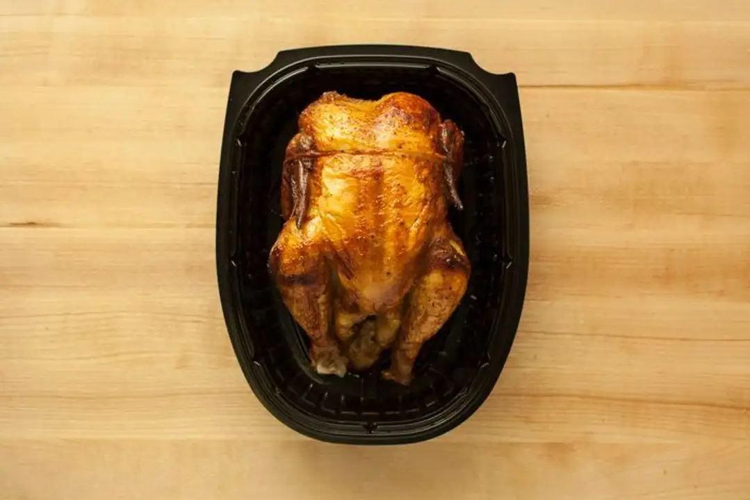 Order Roasted Whole Chicken (Rotisserie) food online from Meats Supreme store, Brooklyn on bringmethat.com