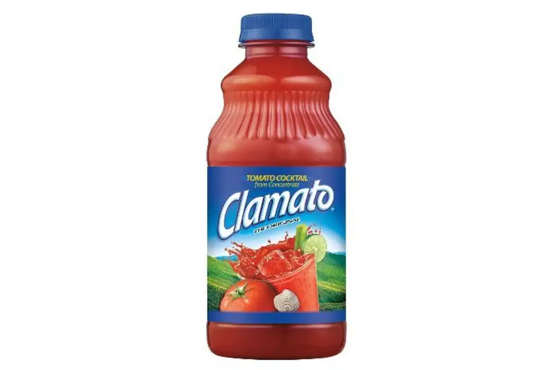 Order Clamato Tomato Cocktail, The Original - 32 Ounces food online from Fligner Market store, Lorain on bringmethat.com