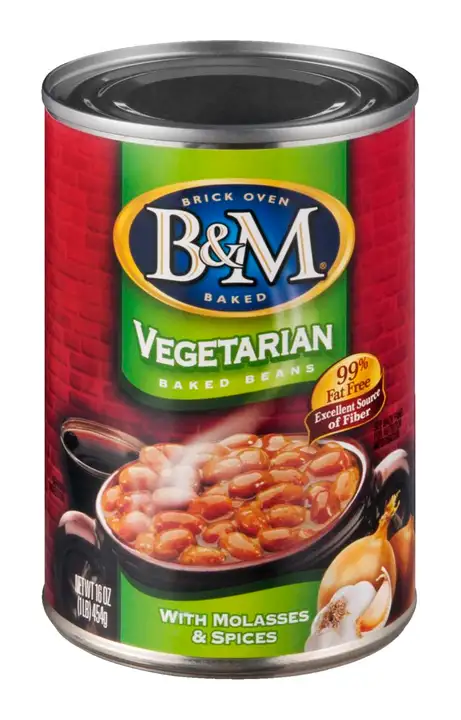 Order B&M Vegetarian Baked Beans - 454 Grams food online from Holiday farms store, Roslyn Heights on bringmethat.com