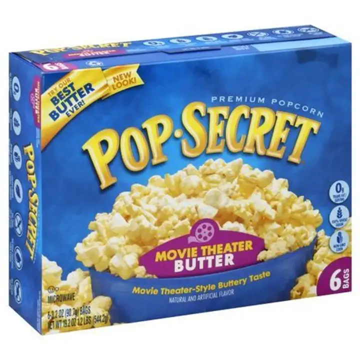 Order Pop Secret Popcorn, Premium, Movie Theater Butter - 21 Ounces food online from Holiday farms store, Roslyn Heights on bringmethat.com