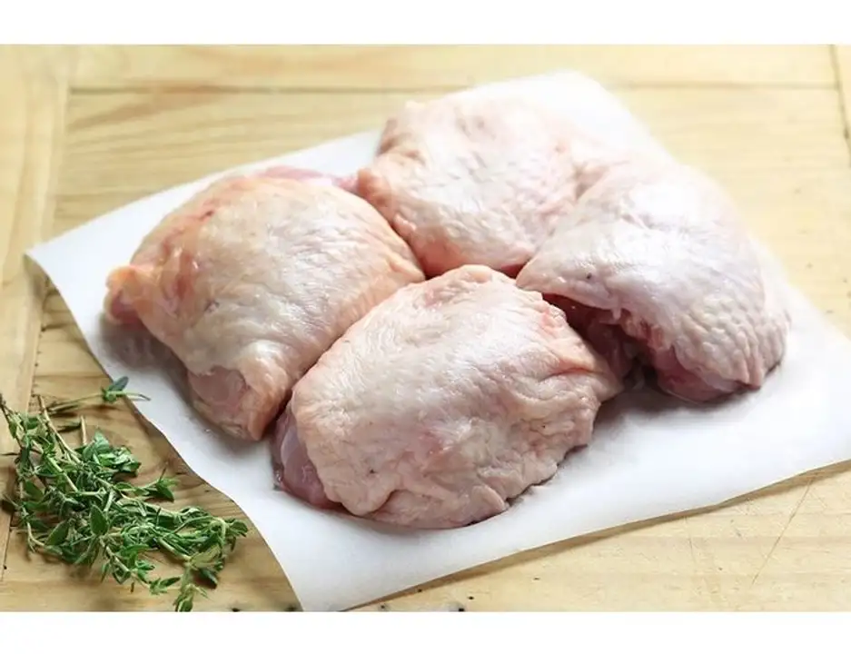 Order Chicken Thighs - 40 Pounds food online from Fligner Market store, Lorain on bringmethat.com