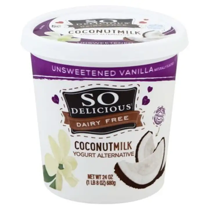 Order So Delicious Coconut Milk, Yogurt Alternative, Unsweetened Vanilla - 24 Ounces food online from Whole Foods Co-Op Denfeld store, Duluth on bringmethat.com