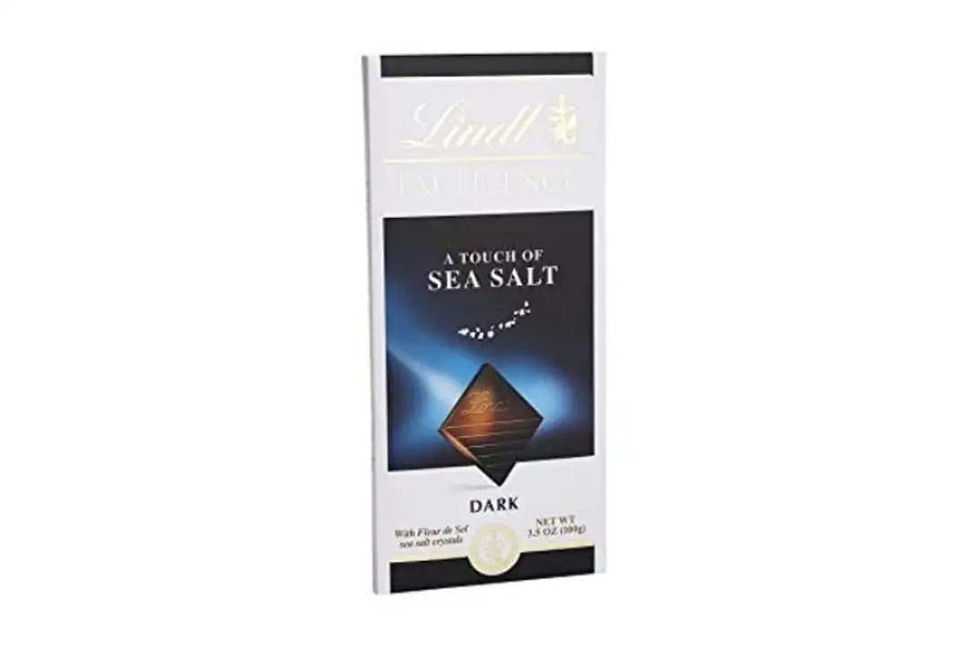 Order Lindt Excellence Dark Chocolate, A Touch of Sea Salt - 3.5 Ounces food online from Holiday farms store, Roslyn Heights on bringmethat.com
