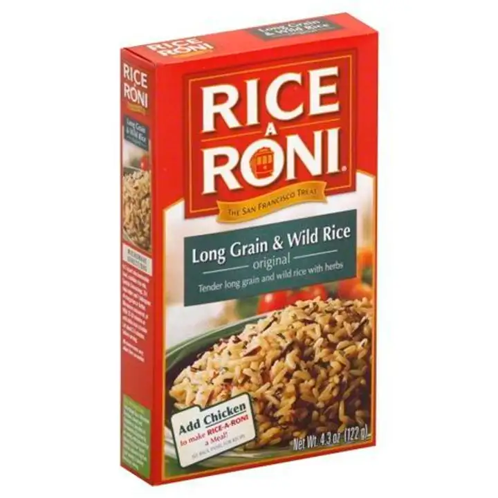Order Rice A Roni Rice, Long Grain & Wild, Original - 4.3 Ounces food online from Novato Harvest Market store, Novato on bringmethat.com
